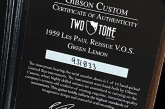 Gibson Custom 2013 Two Tone Specs 59 Les Paul VOS Green Lemon-7.jpg